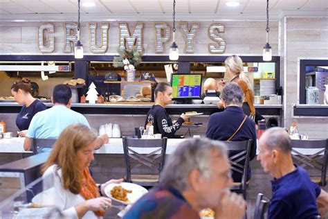 Grumpys diner - A Grumpy’s Driver can deliver orders of $100 or more with a 24 hour notice. (delivery charge based on location) Bulk Garbage Salads / $16. ( five-person minimum order) Grilled Sandwich Tray / $13. ( five-person minimum order) Cookie Tray / $24 per dozen. excludes Garbage Cookie. Boxed Lunches / $16.